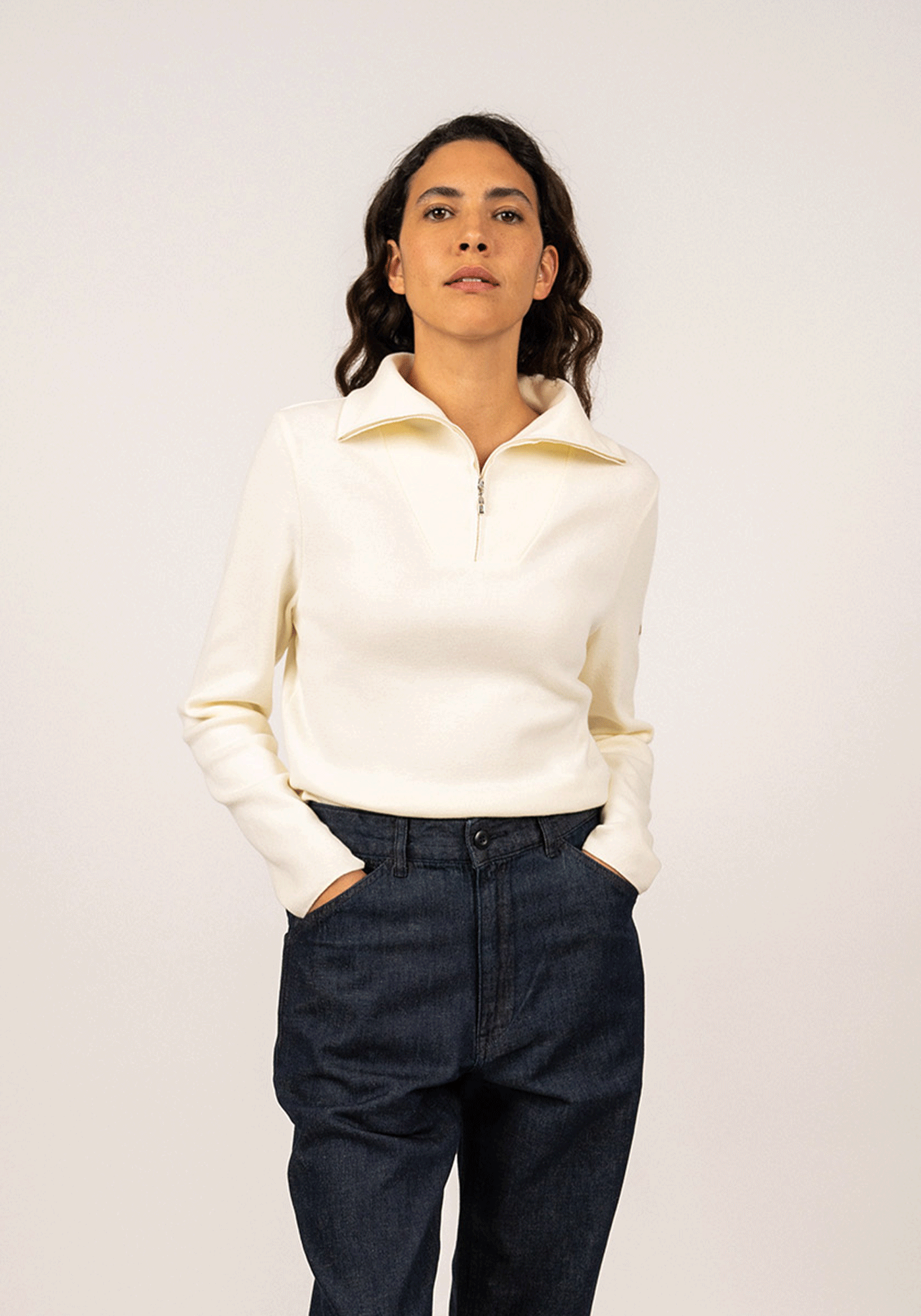 Pull Passerelle coton (ECUME)