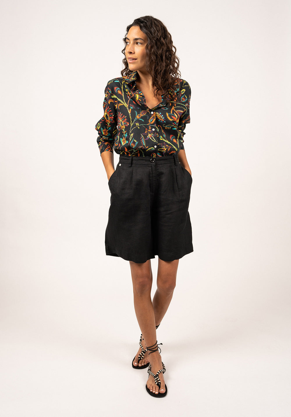 Chemise Marion (NOIR EVASION)