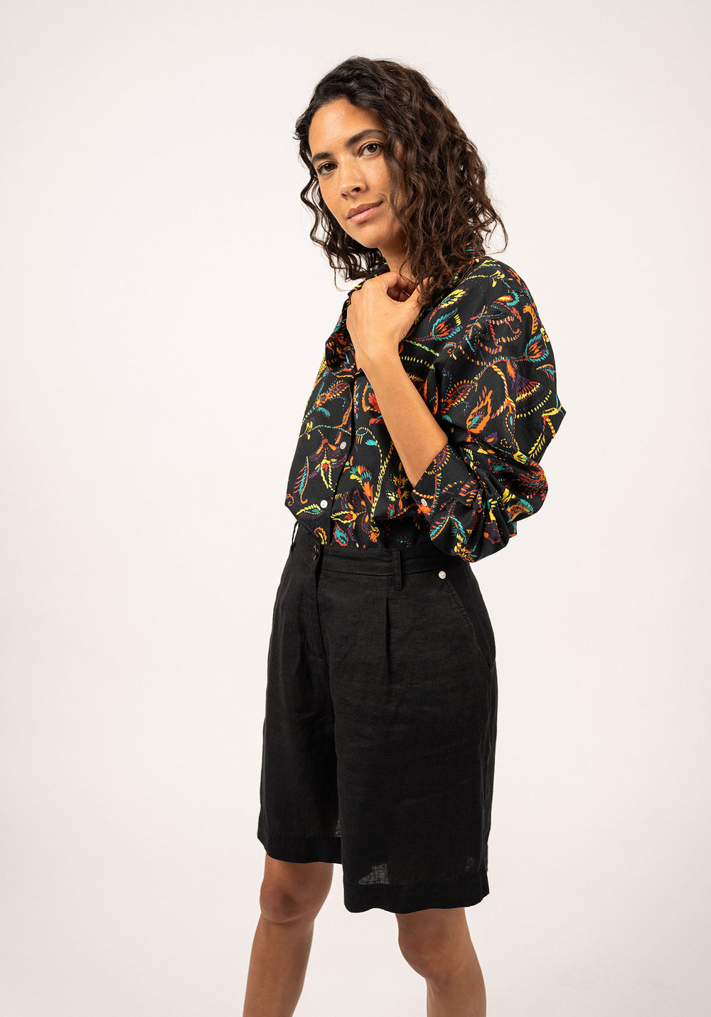 Chemise Marion (NOIR EVASION)