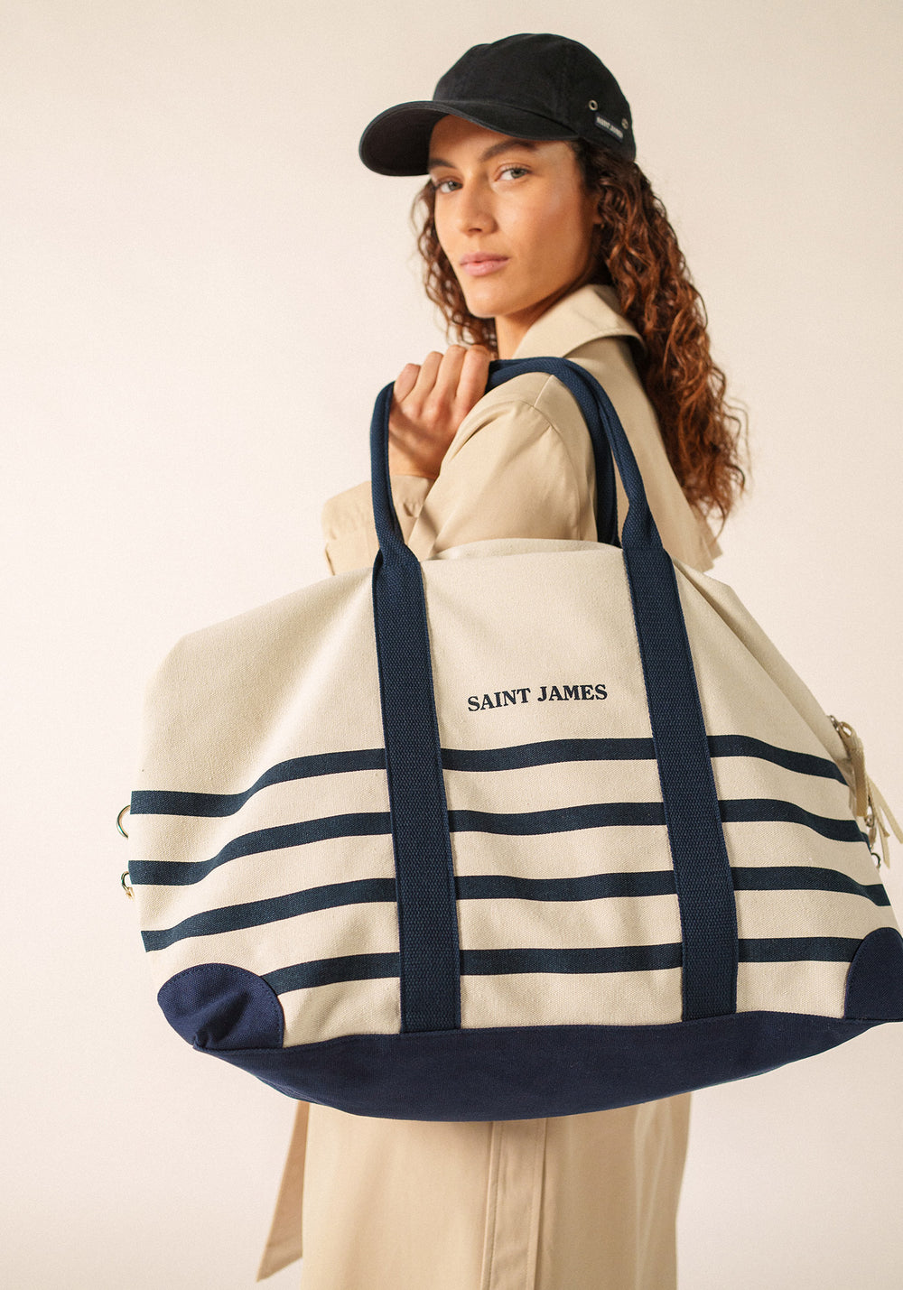 Sac Week-end (ECRU/MARINE)