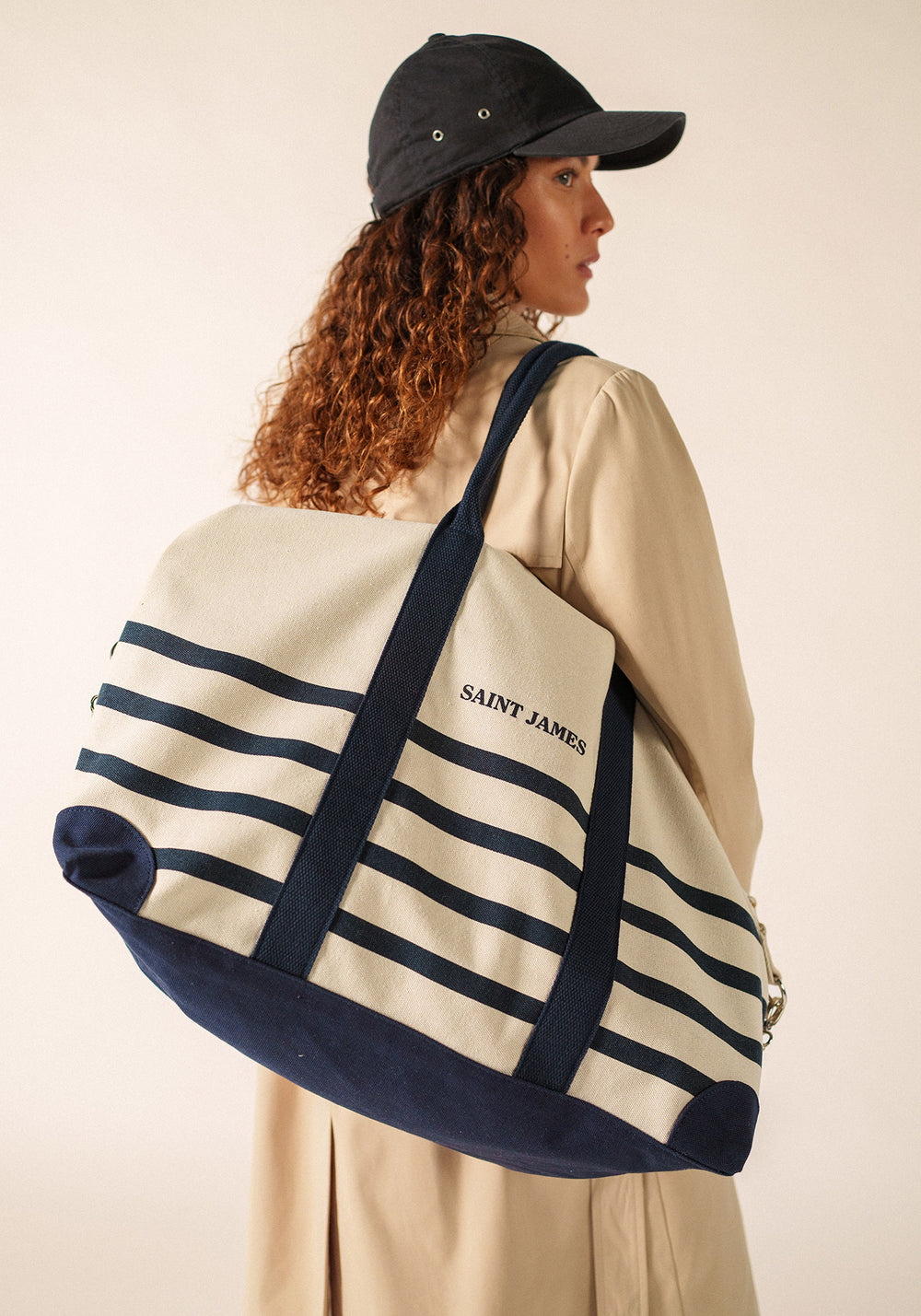 Sac Week-end (ECRU/MARINE)