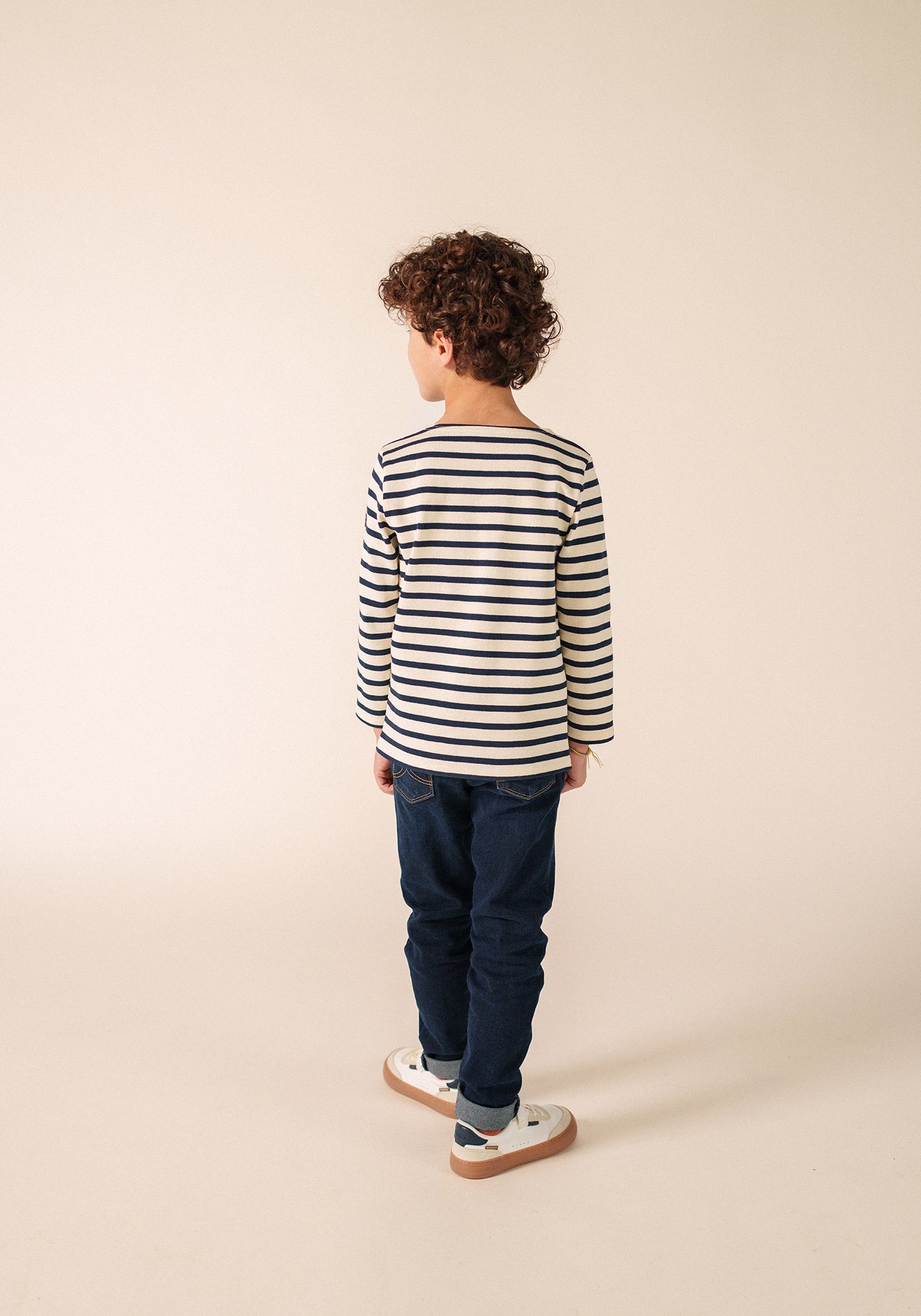 Marinière Méridien enfant (ECRU/MARINE)