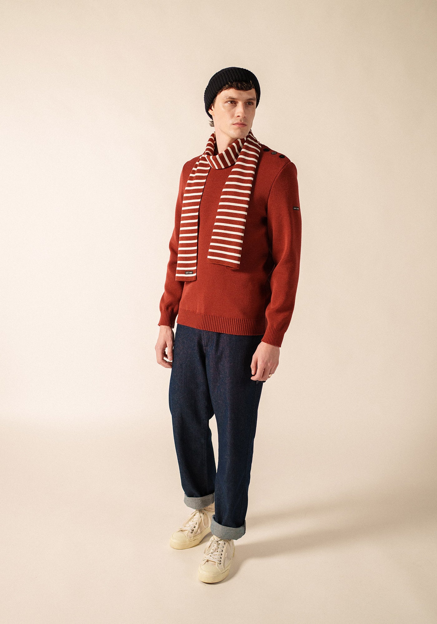 Echarpe Duguay (TERRACOTTA CHINE/ECUME)