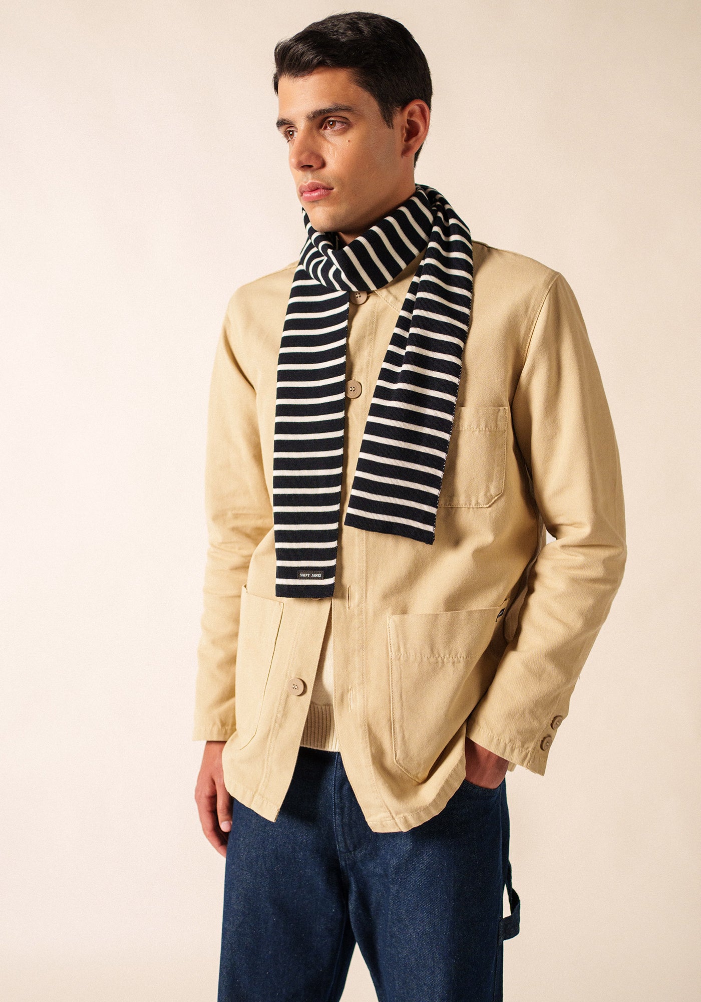 Echarpe Duguay (NAVY/ECUME)