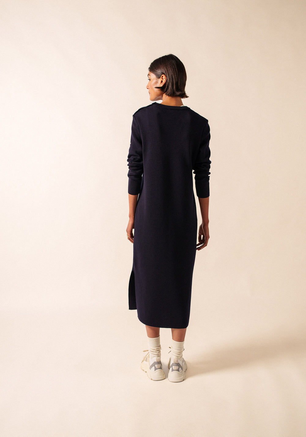 Robe longue Marée (NAVY)