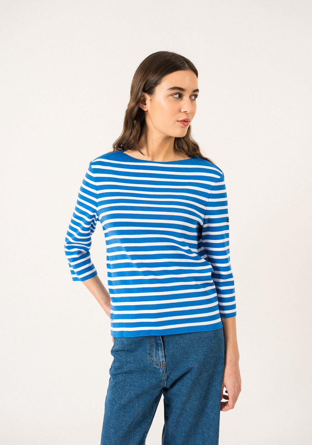 Marinière Voissey x Lilly Pulitzer (MER/BLANC)