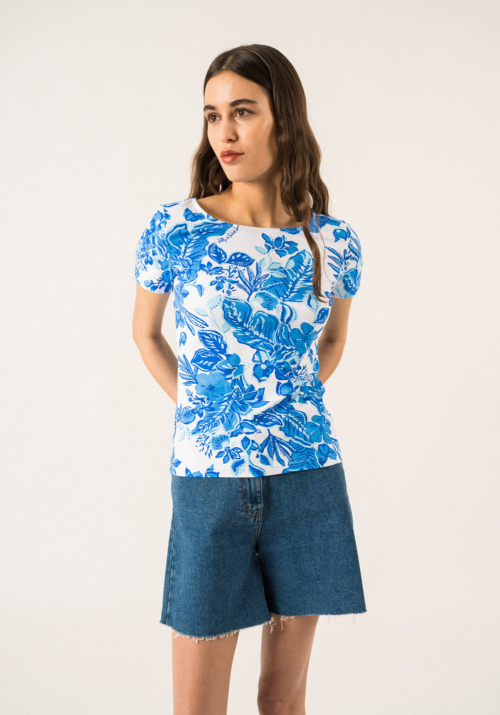 T-shirt Garde-Côte x Lilly Pulitzer (SOLEIL AZUR)