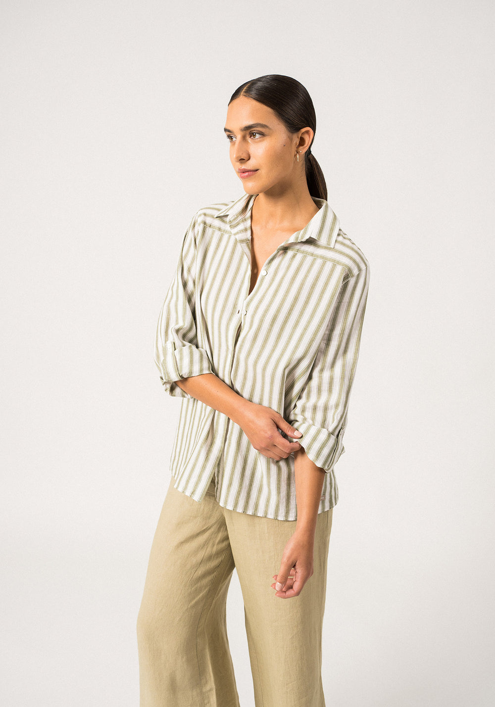 Chemise Camille (BLANC/AMANDIER)