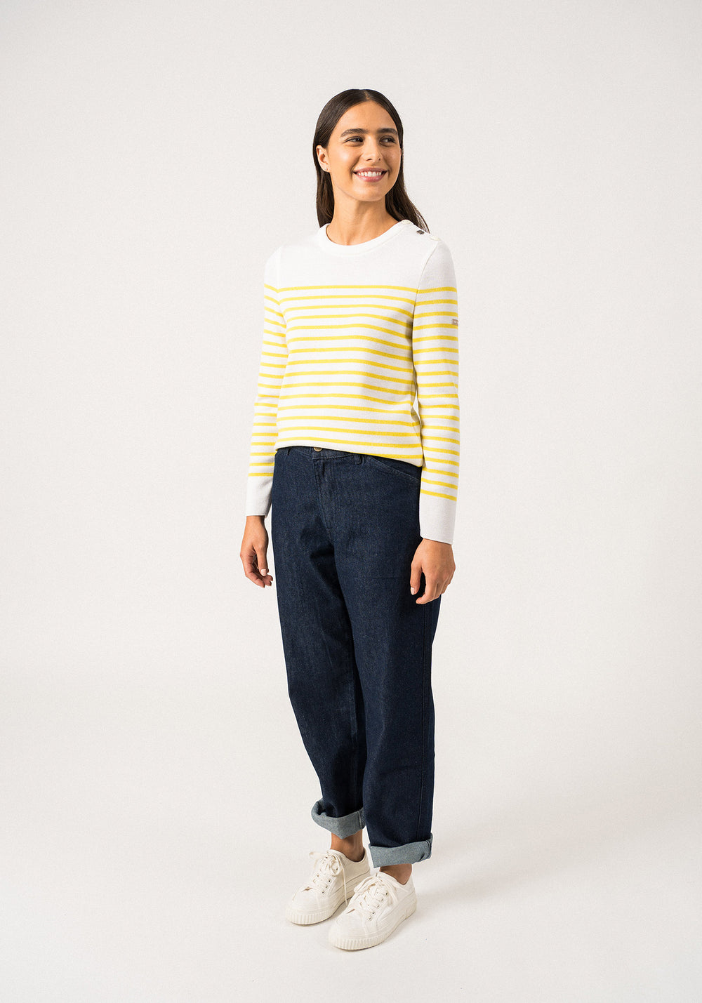 Pull marin Brégançon (BLANC/ACIDULE)