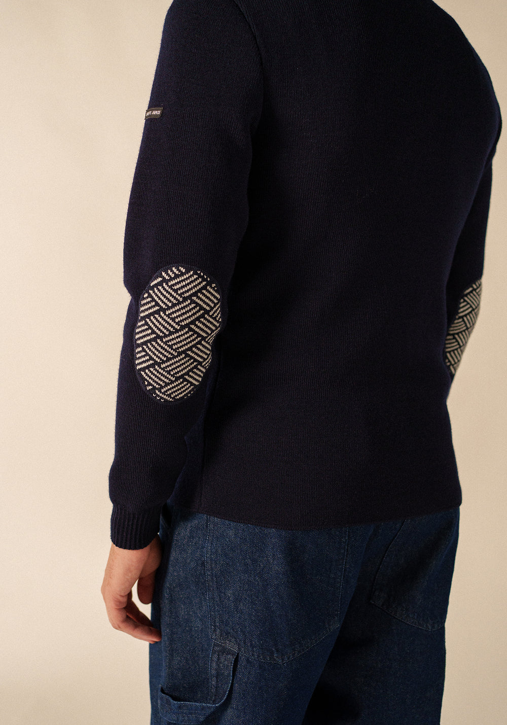Pull marin Matelot Equipage (MARINE/ECRU)