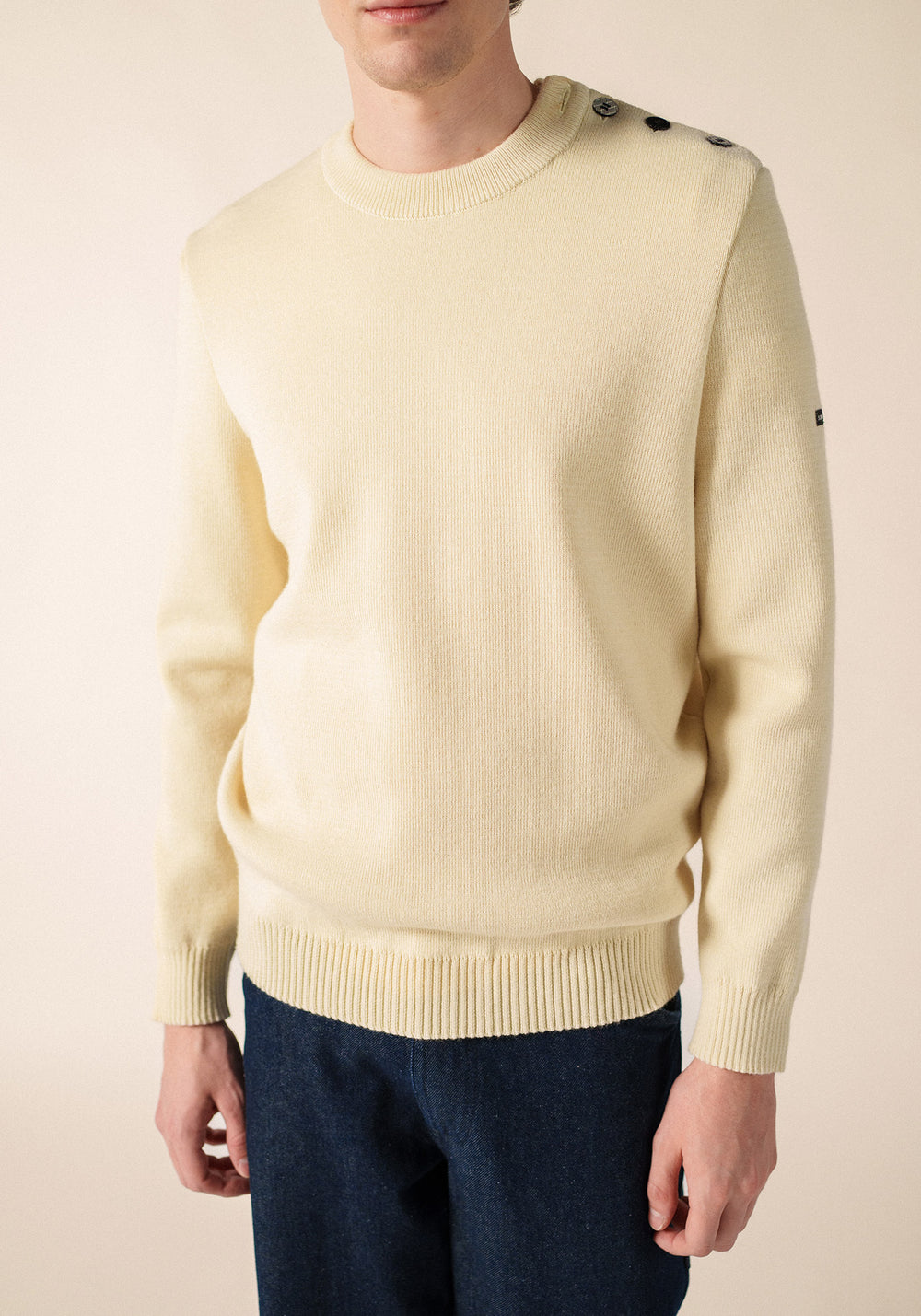 Pull marin Cancale Equipage (ECRU/MARINE)