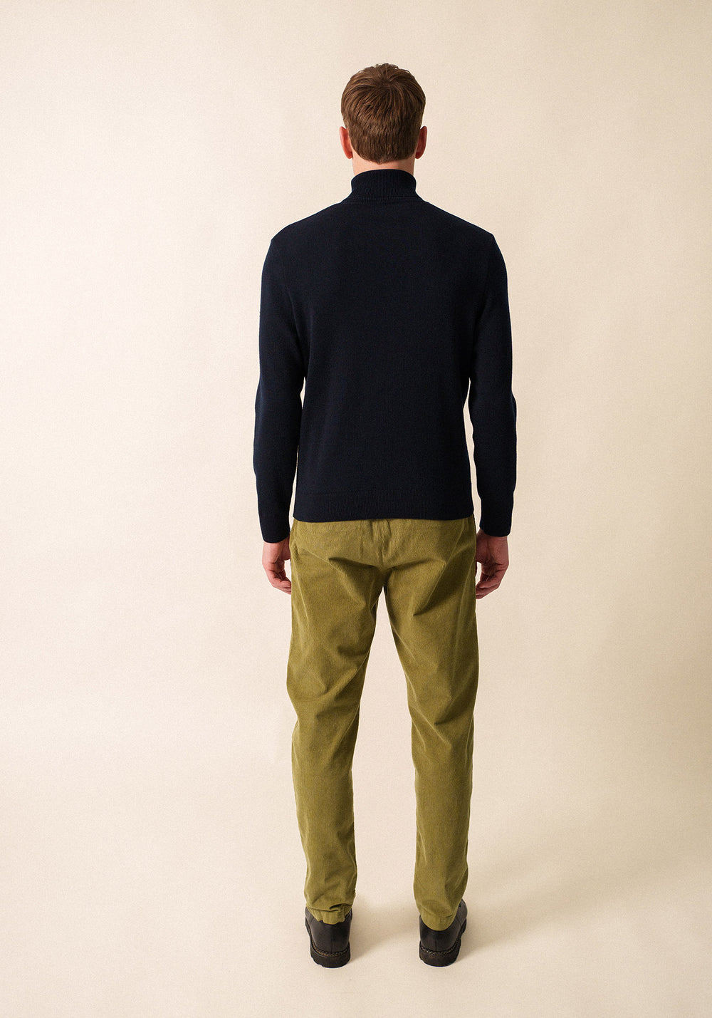 Pull col roulé Houat (NAVY)