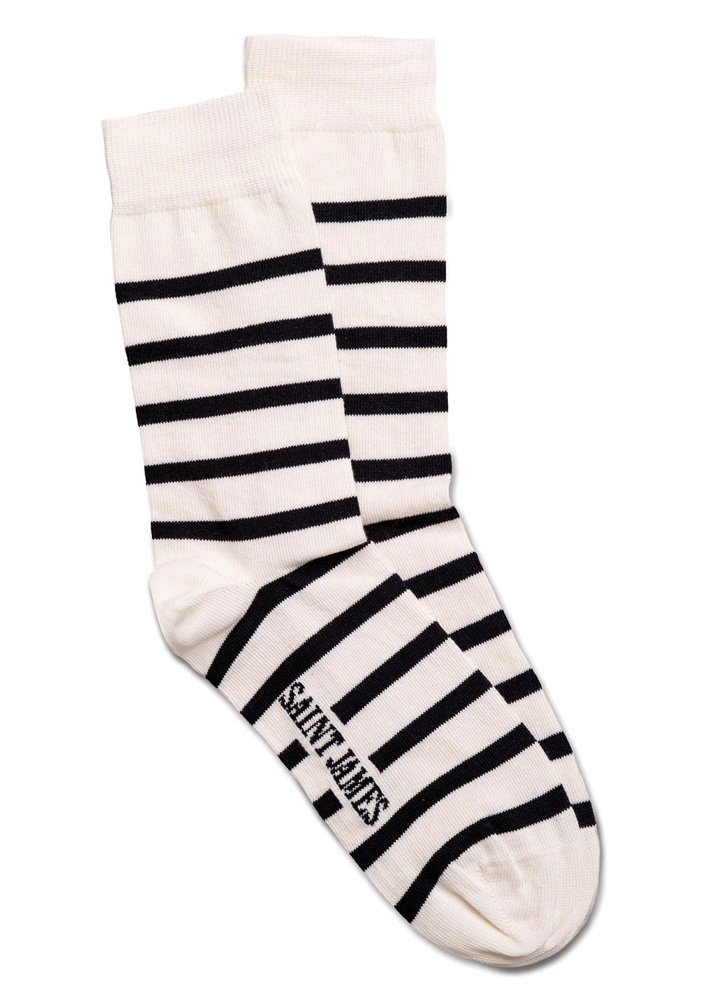Chaussettes rayées enfant (ECRU/MARINE)