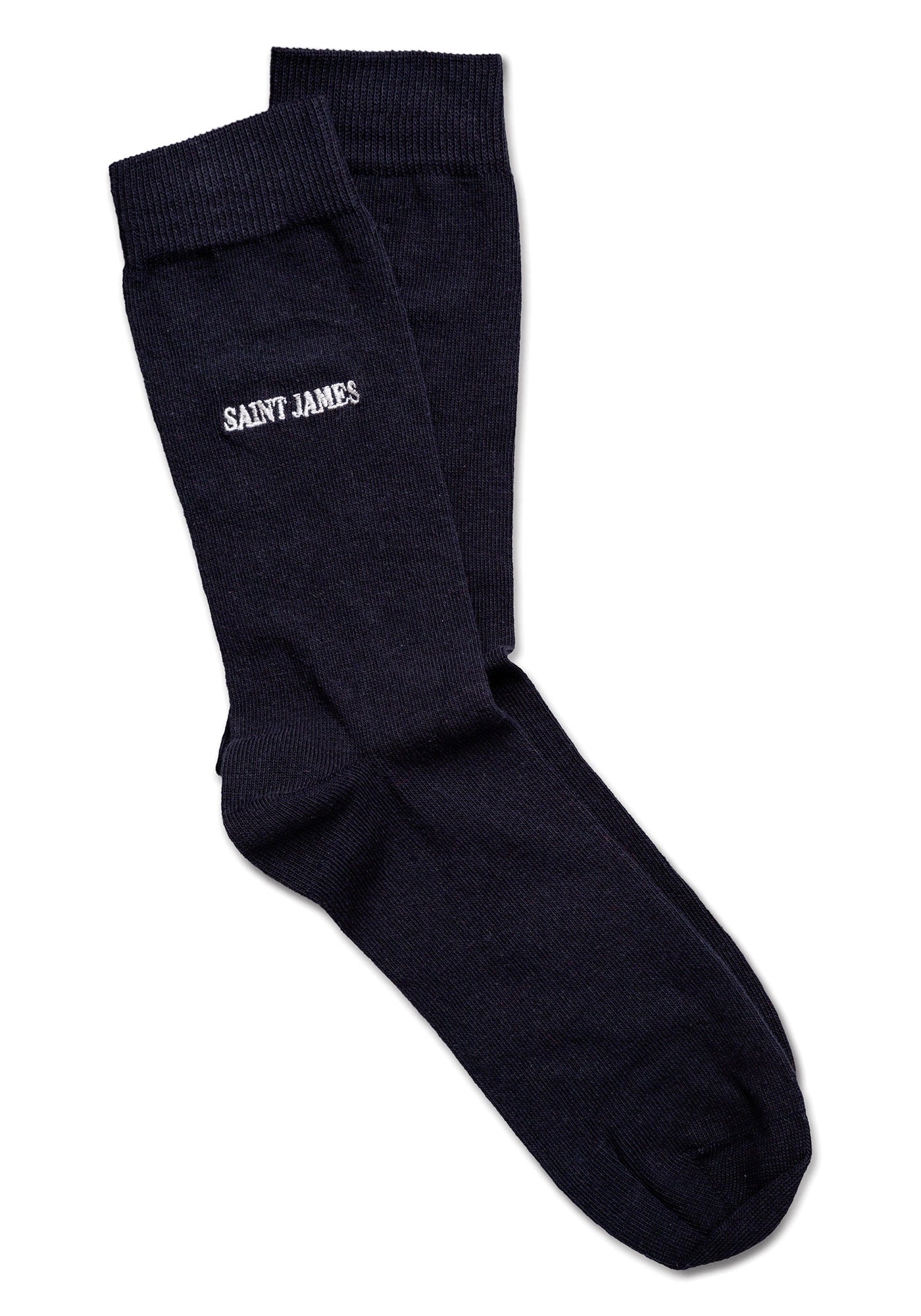 Chaussettes brodées (MARINE)