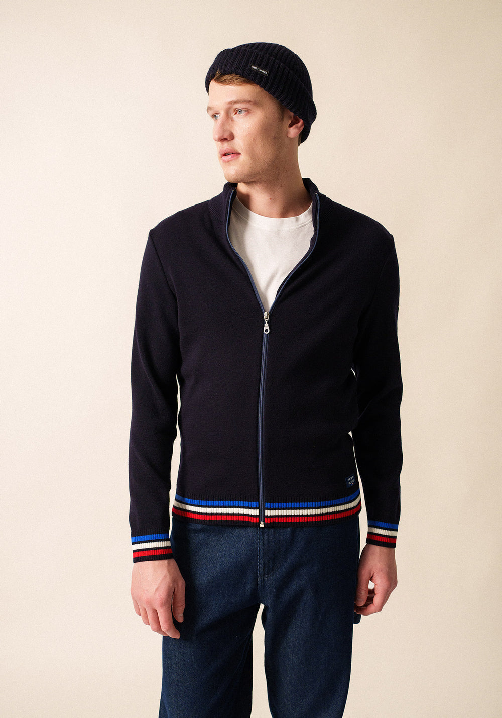 Gilet tricolore x l'Elysée (NAVY/MULTICO)