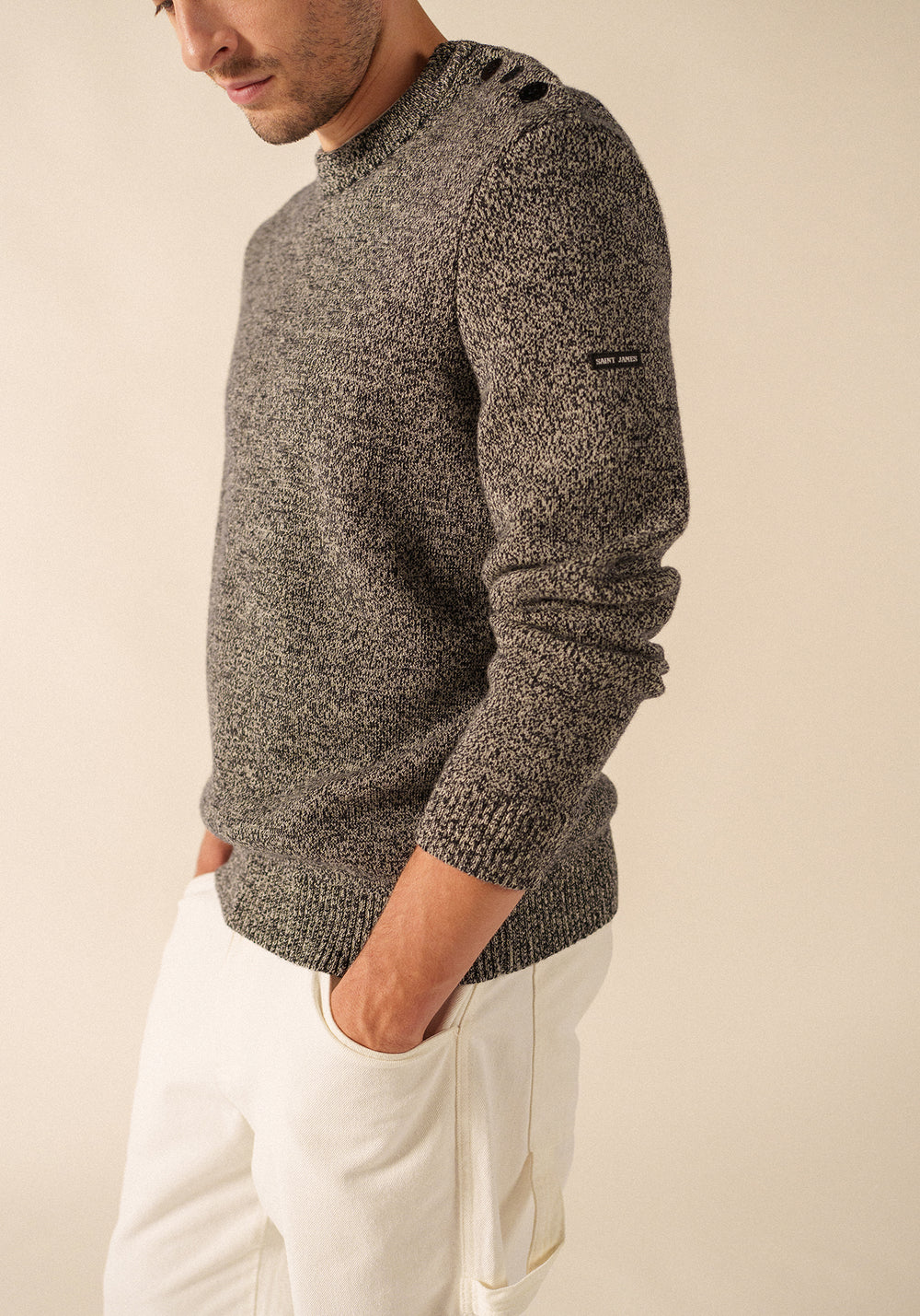Pull marin Cancale (NAVY/ECRU)