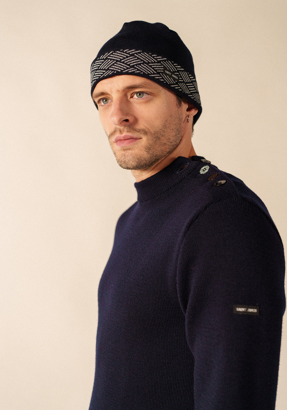 Bonnet Équipage (NAVY/BLANC)