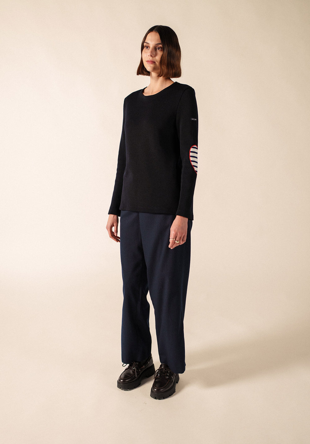 Pull Vaujany (NAVY/ECRU/TULIPE)