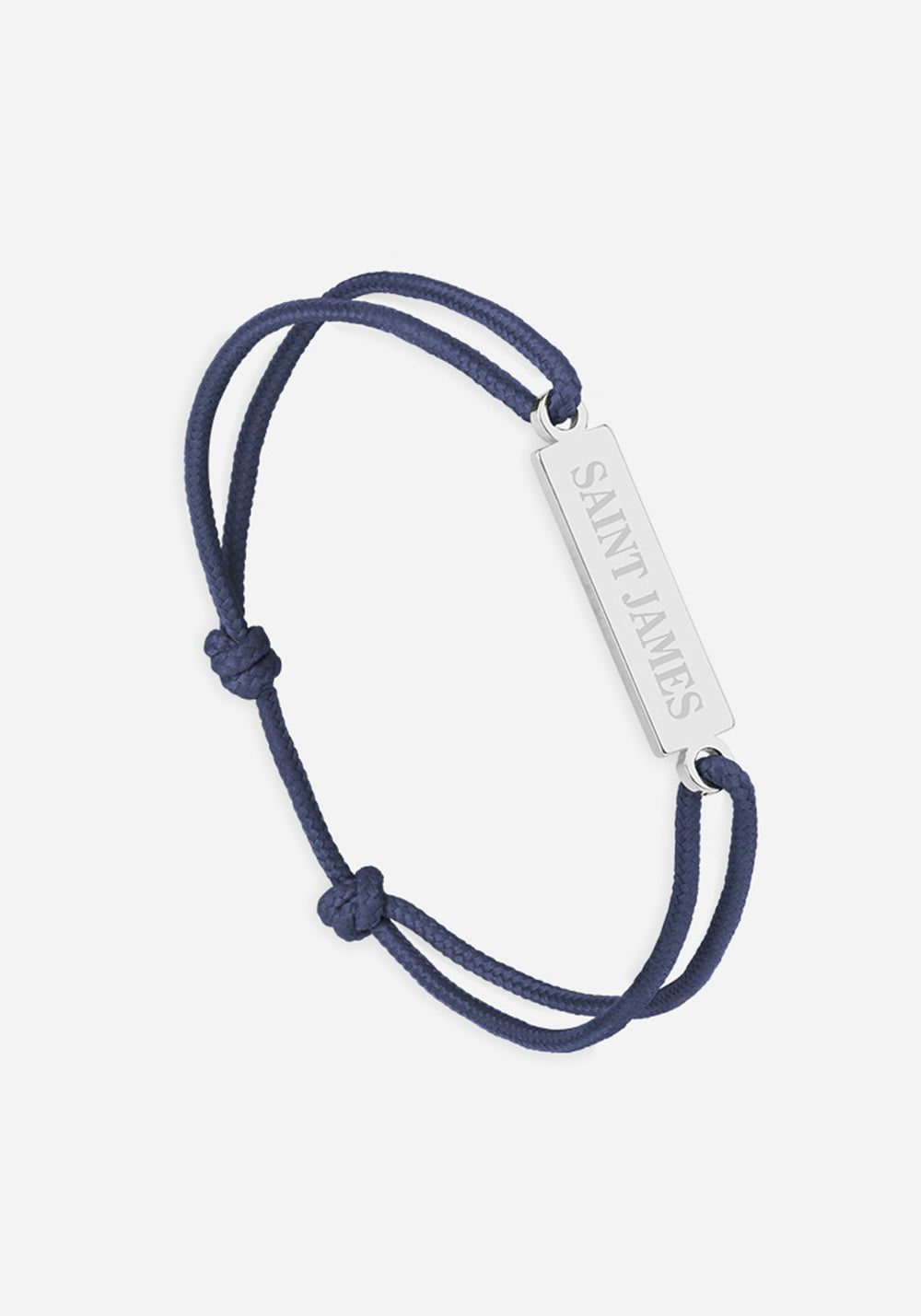 Bracelet Logo x Le Vent à la Française (ARGENT/MARINE)