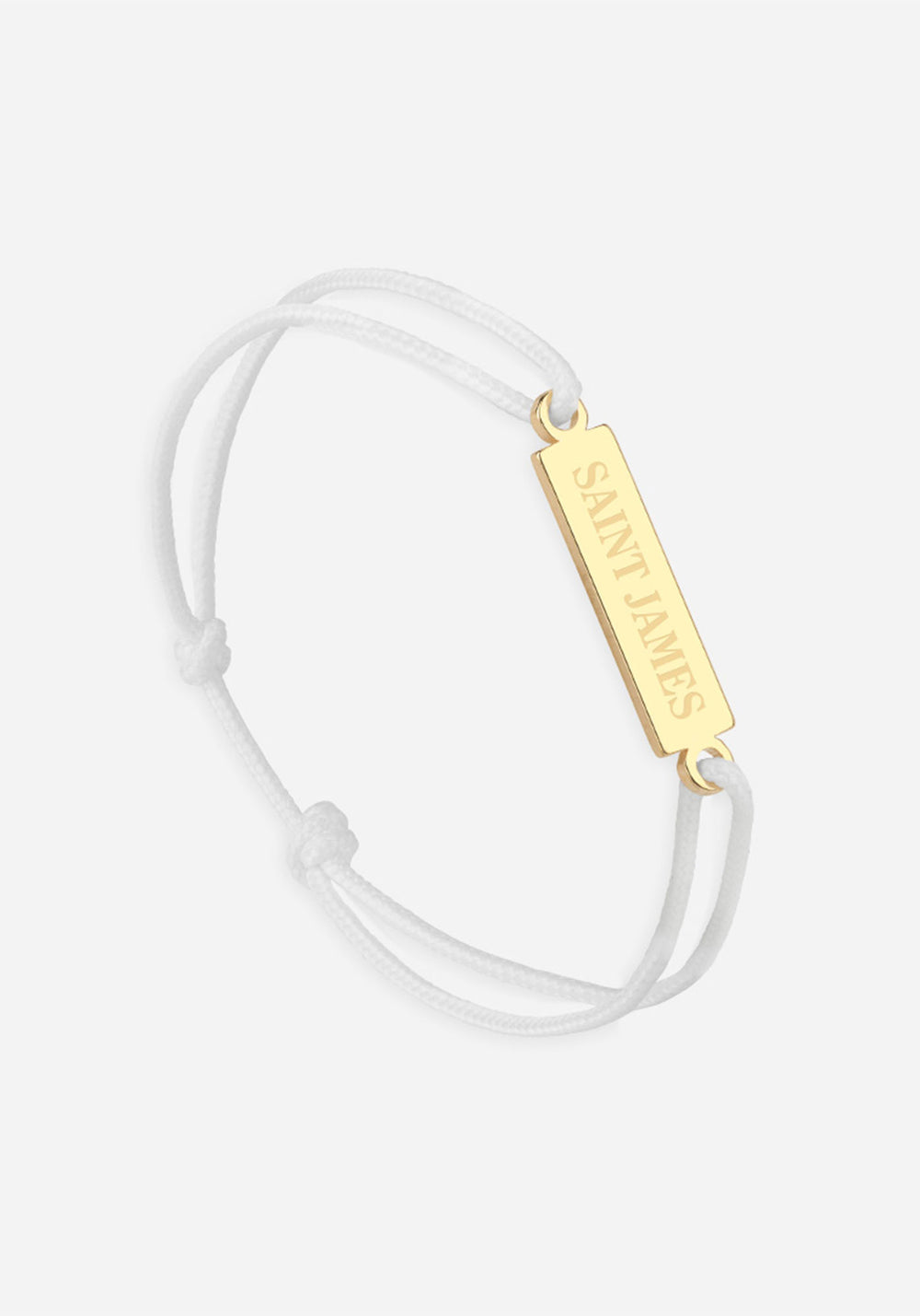 Bracelet Logo x Le Vent à la Française (OR/BLANC)