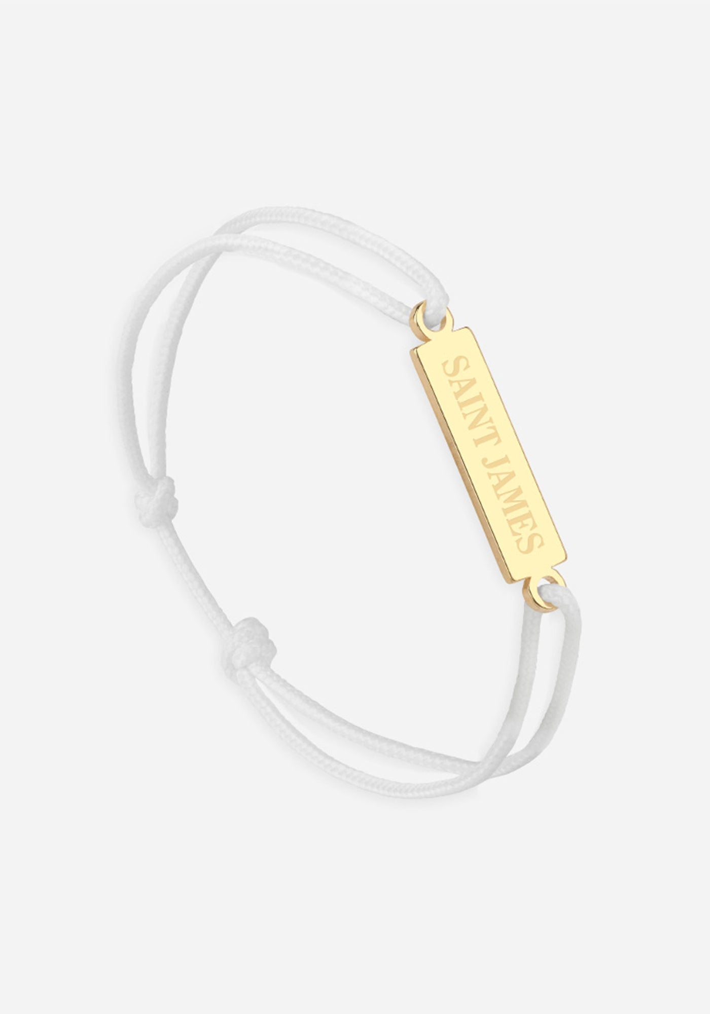Bracelet Logo x Le Vent à la Française (OR/BLANC)