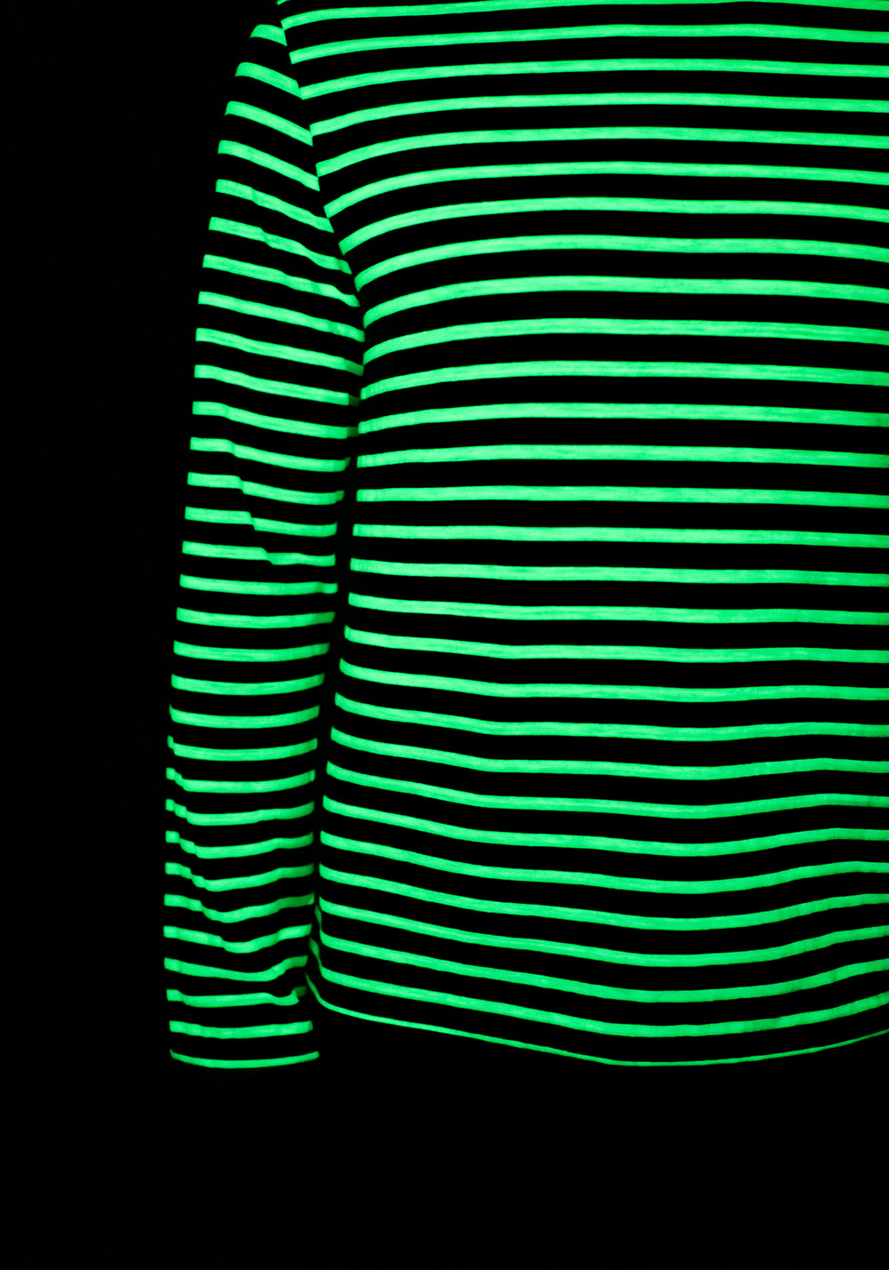 Marinière Minquiers Phospho - en coton (NAVY/PHOSPHORESCENT)
