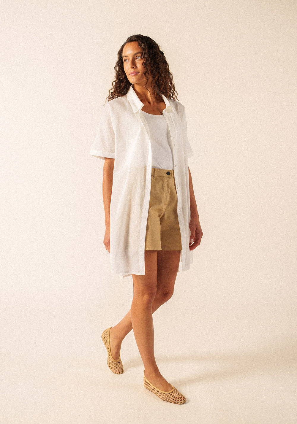 Robe de plage (BLANC)