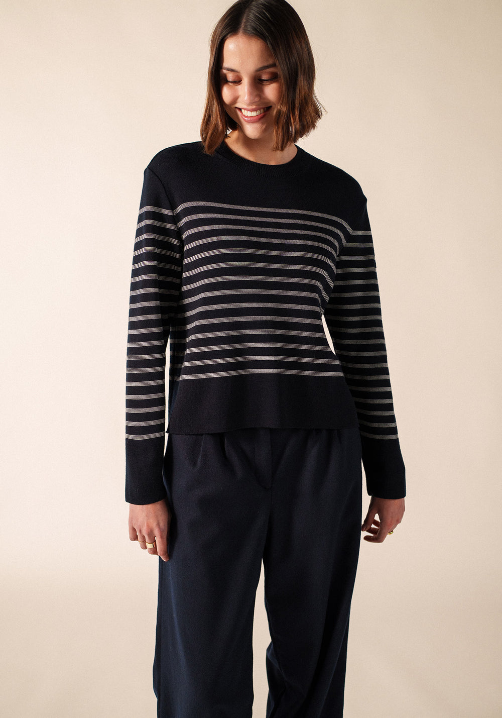 Pull Aulon (NAVY/BLANC)