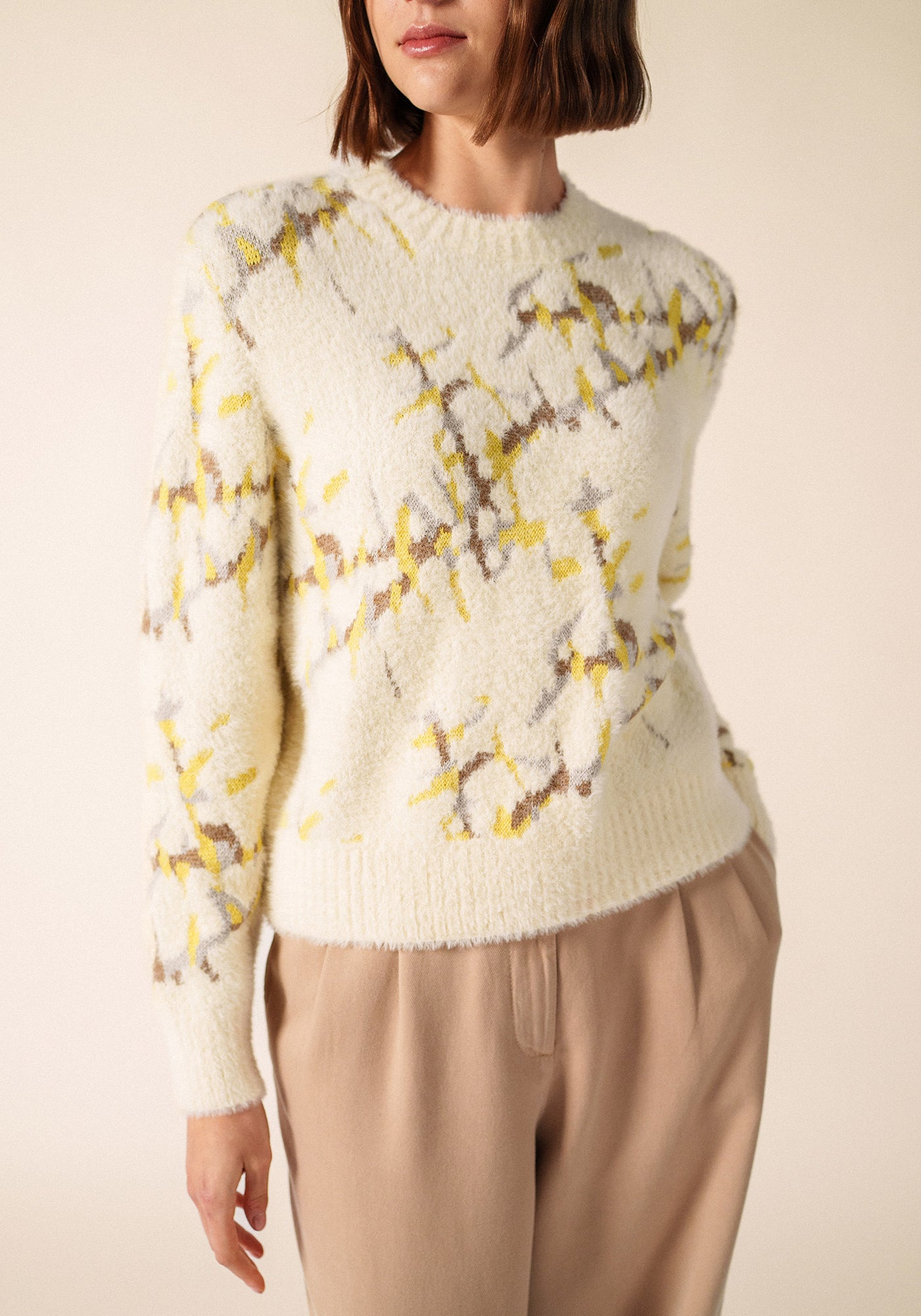 Pull Leeds (BLANC D'HIVER/BEIGE/AUBE)
