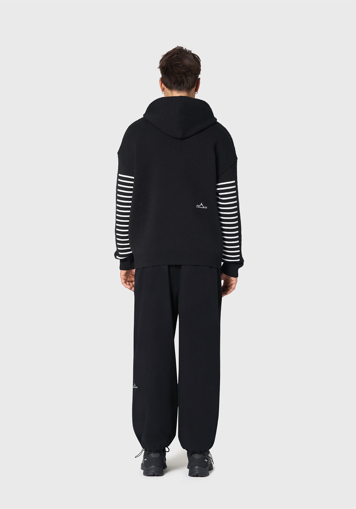 Sweat à capuche Kobourg - SAINT JAMES x AVNIER (NOIR/PHOSPHO)