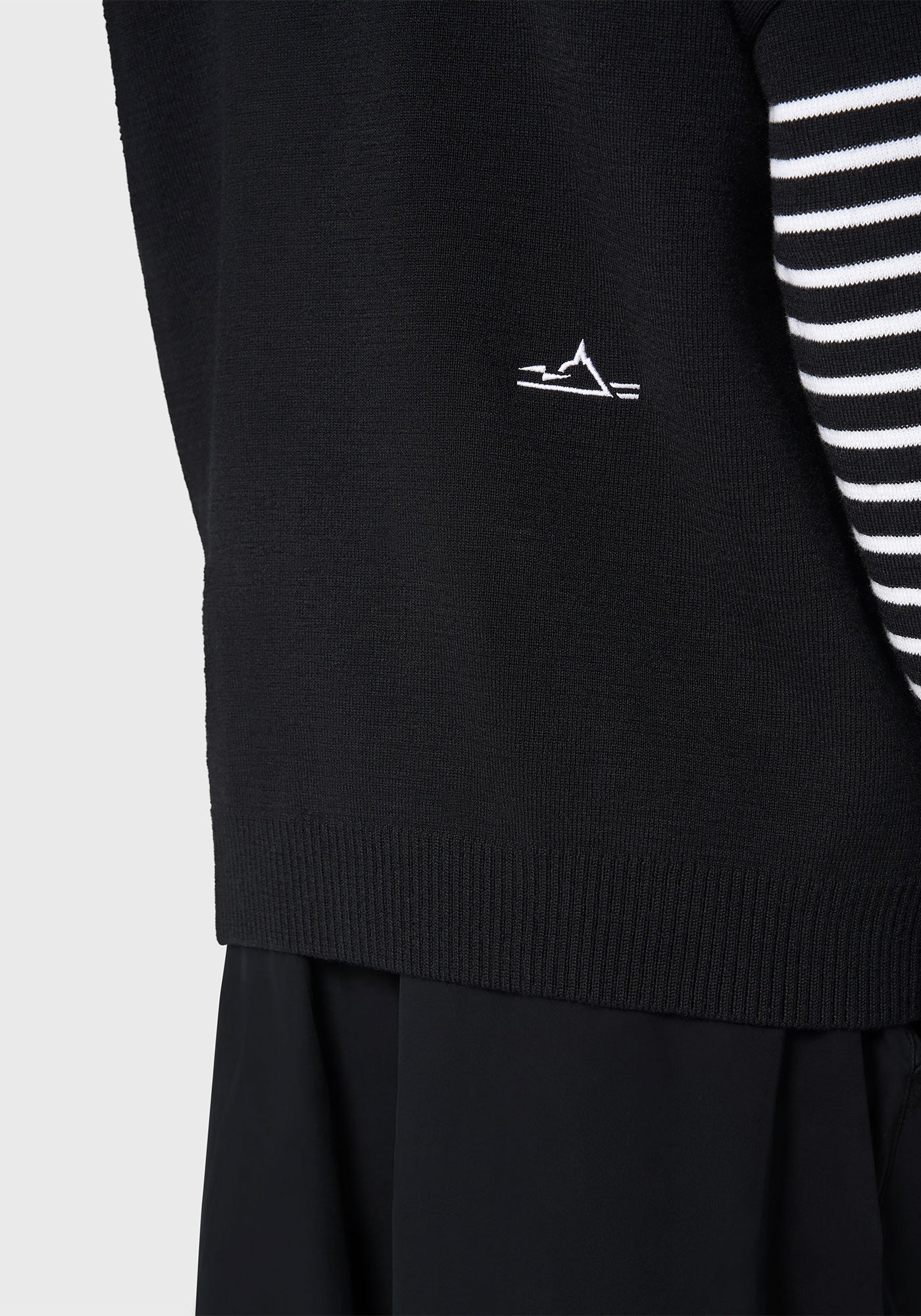 Sweat à capuche Kobourg - SAINT JAMES x AVNIER (NOIR/PHOSPHO)