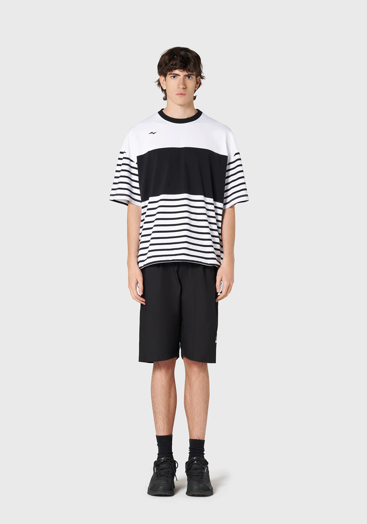 T-shirt Villeroki x AVNIER (BLANC/NOIR)