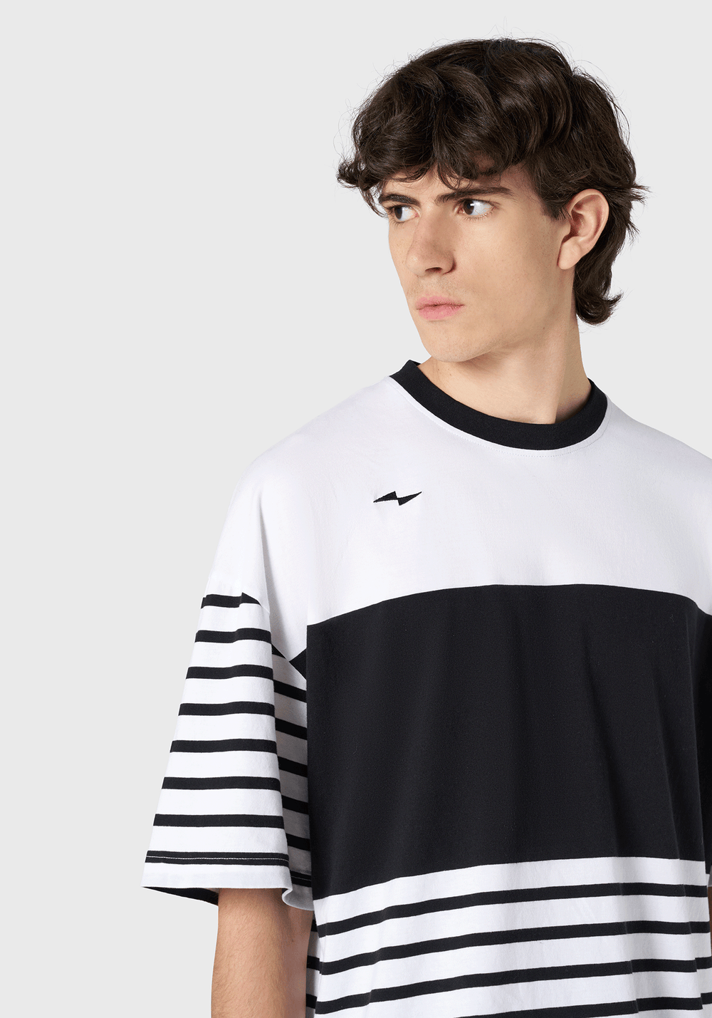 T-shirt Villeroki x AVNIER (BLANC/NOIR)