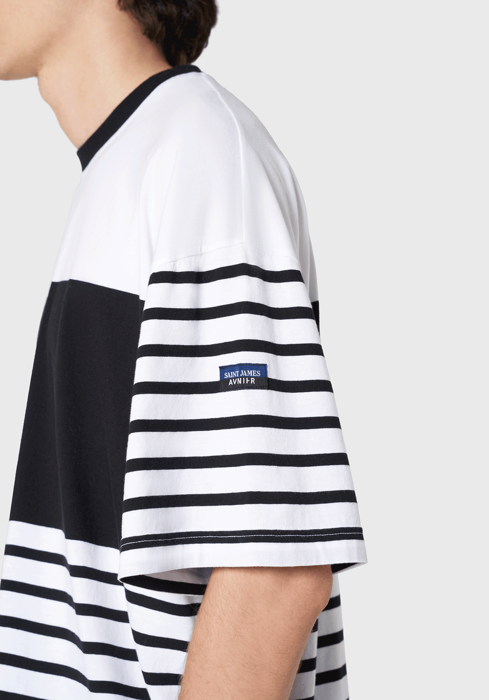 T-shirt Villeroki x AVNIER (BLANC/NOIR)