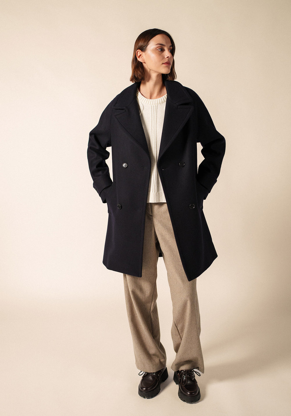 Manteau Ste Laura (NAVY)