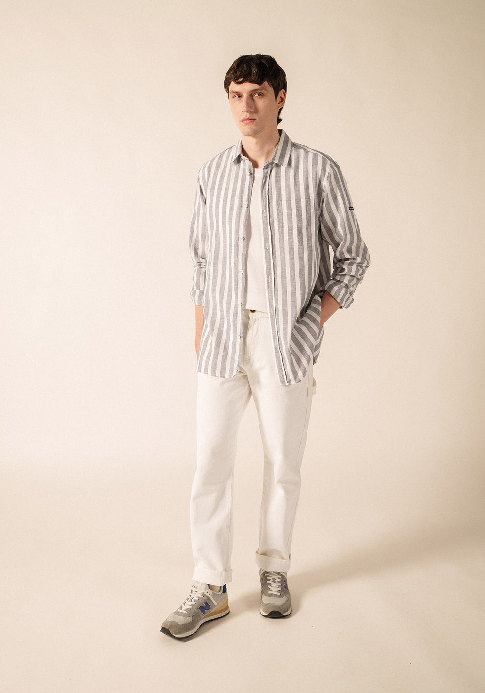 Chemise Jonas (BLANC/AMIRAL)