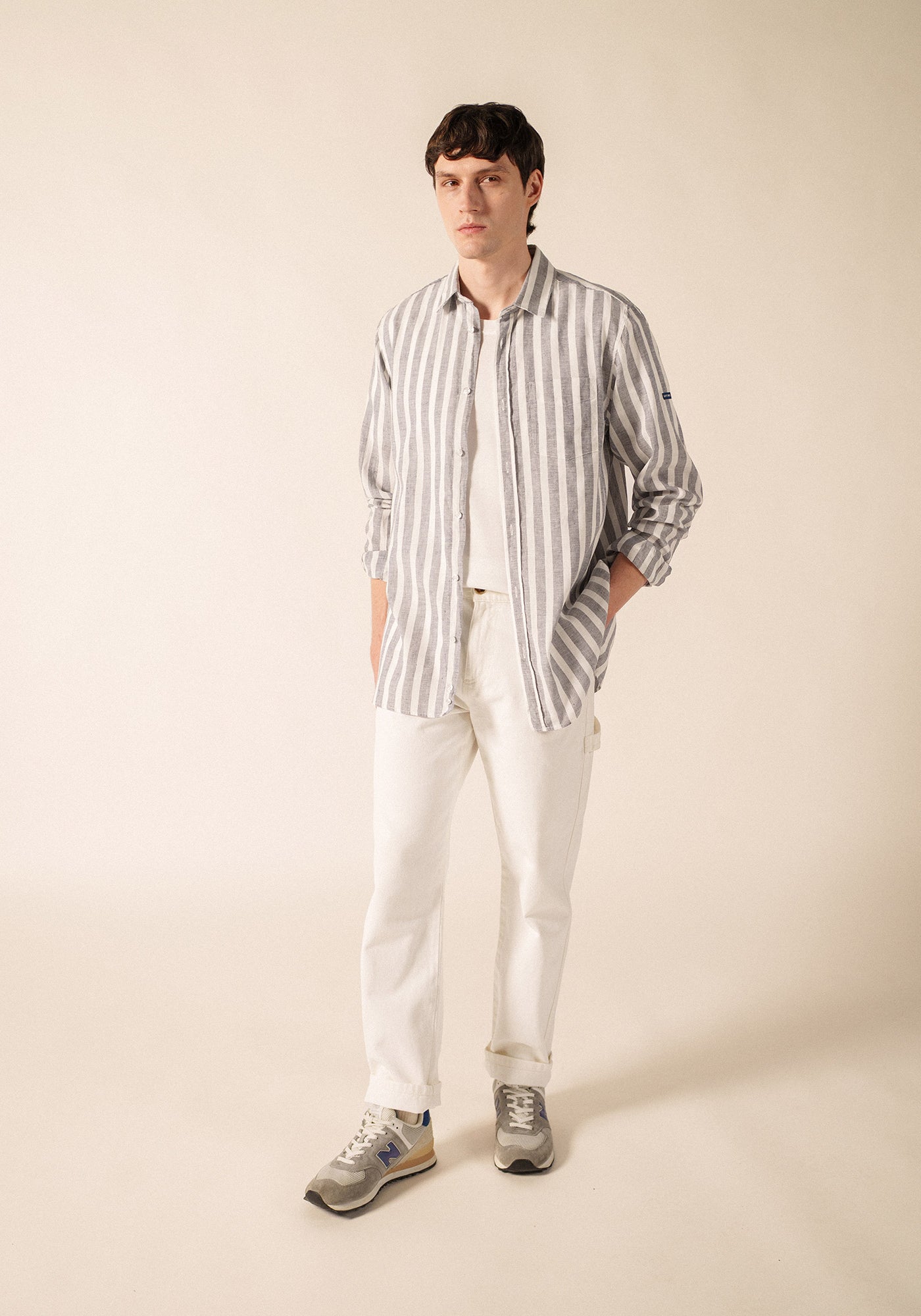 Chemise Jonas (BLANC/AMIRAL)