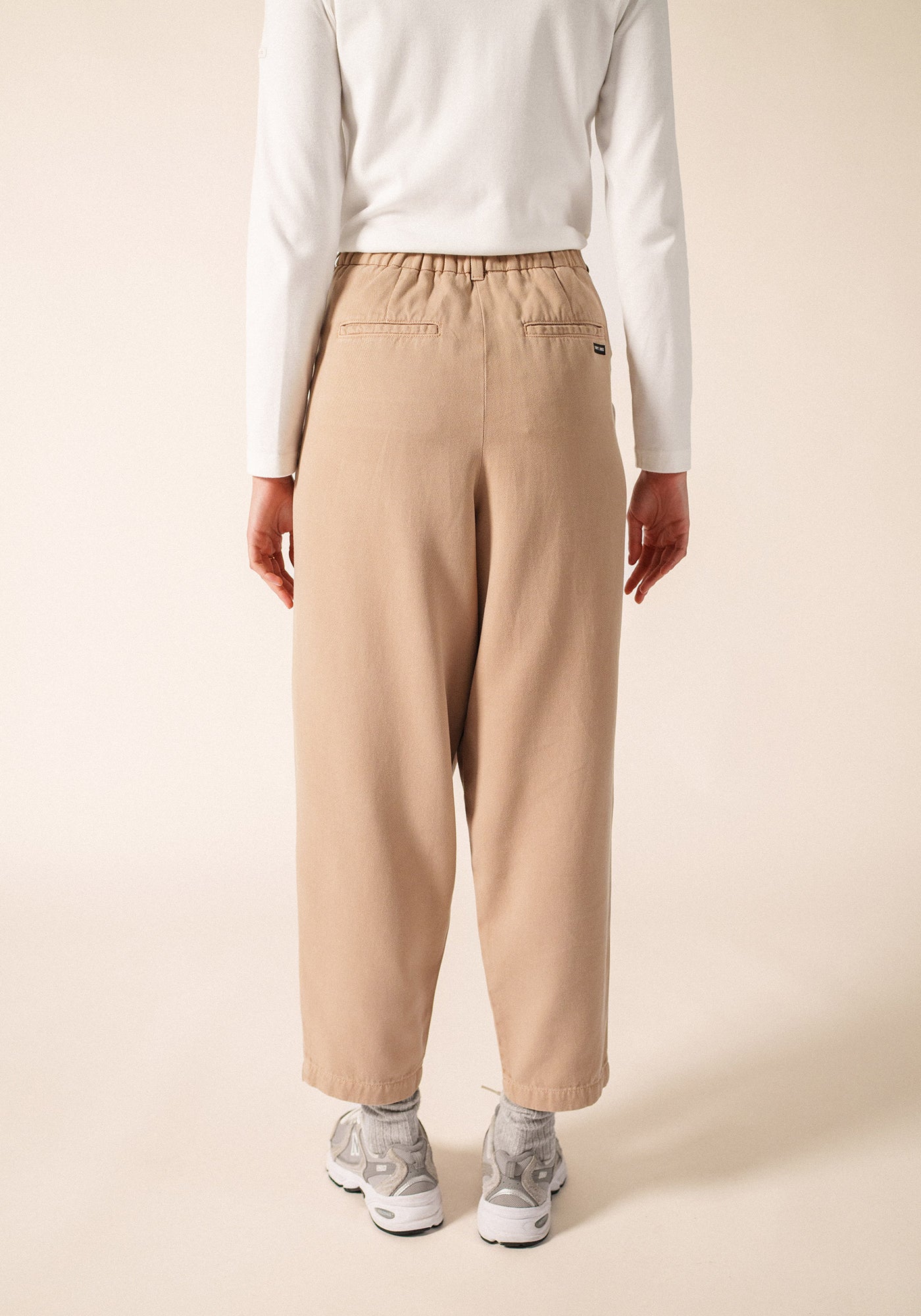 Pantalon Barrel (BEIGE FONCE)