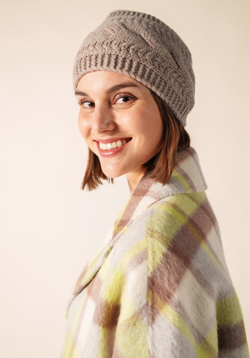 Bandeau en maille (BEIGE)