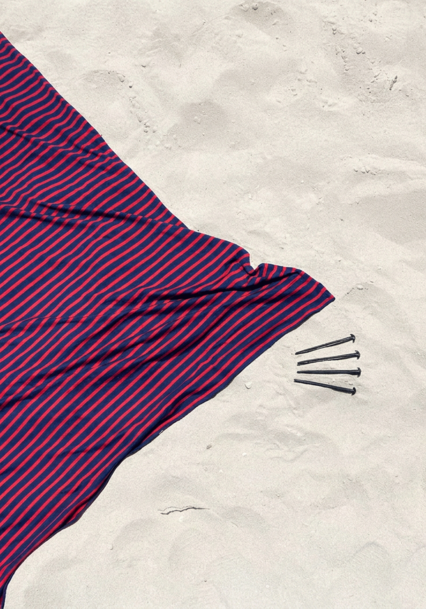 Drap de plage XXL x Obaba (MARINE/TULIPE)
