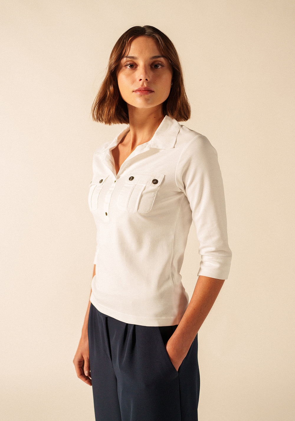 Polo Oléron (BLANC)