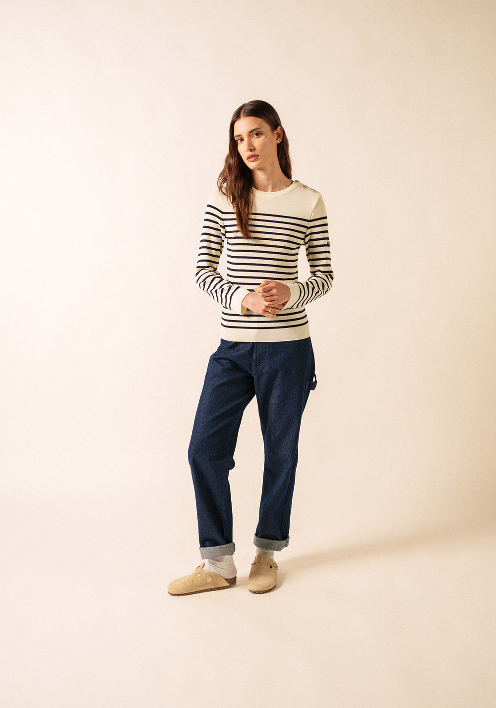 Pull marin Marée (ECUME/NAVY)