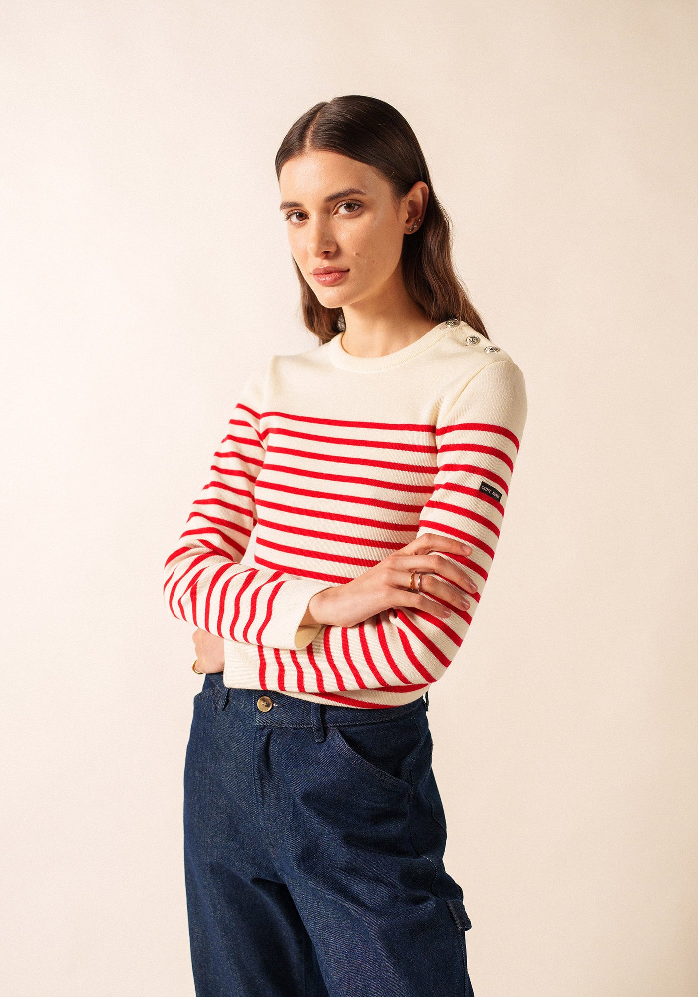 Pull marin Marée (ECUME/TULIPE)