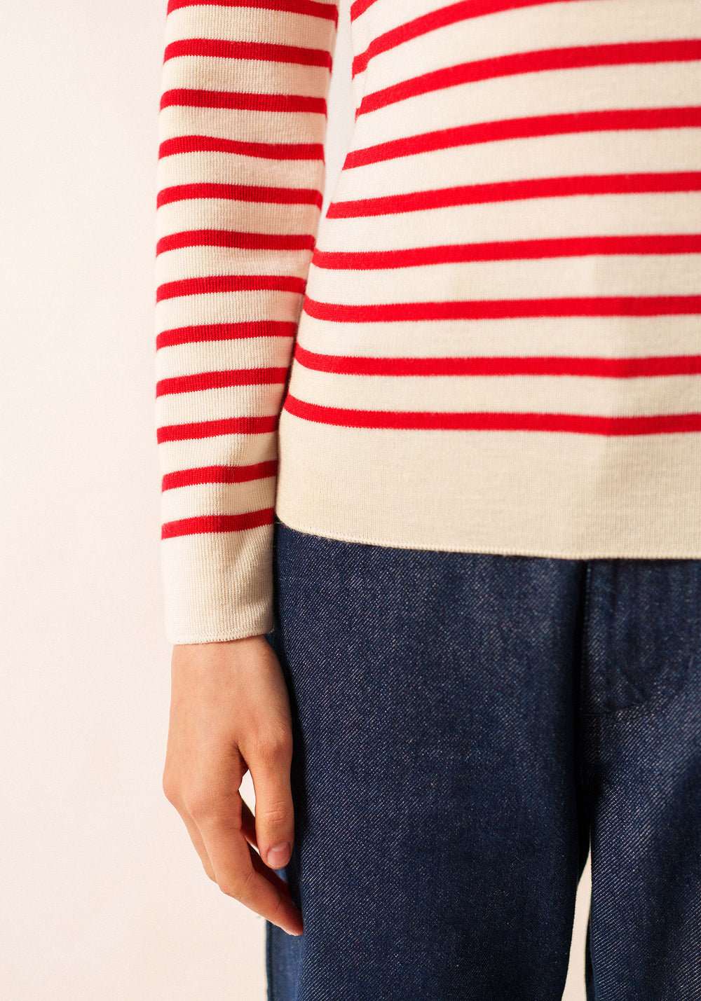 Pull marin Marée (ECUME/TULIPE)