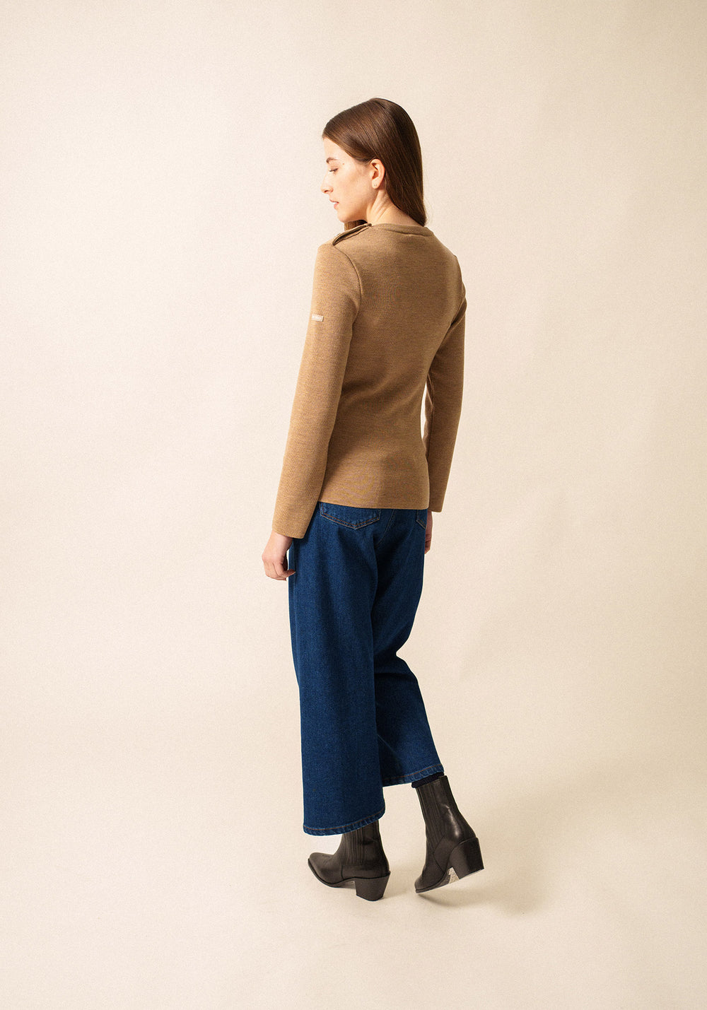 Pull marin Marée (BEIGE FONCE)