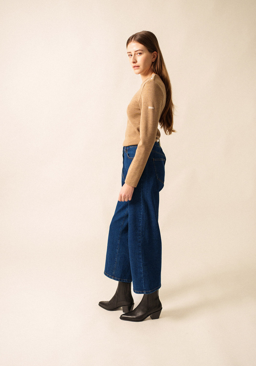 Pull marin Marée (BEIGE FONCE)