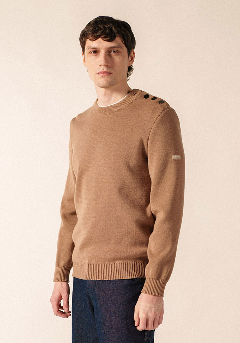 Pull marin Cancale (BEIGE FONCE)