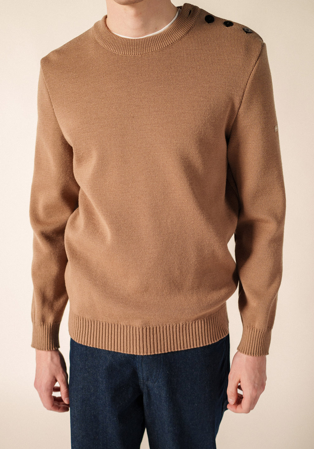 Pull marin Cancale (BEIGE FONCE)