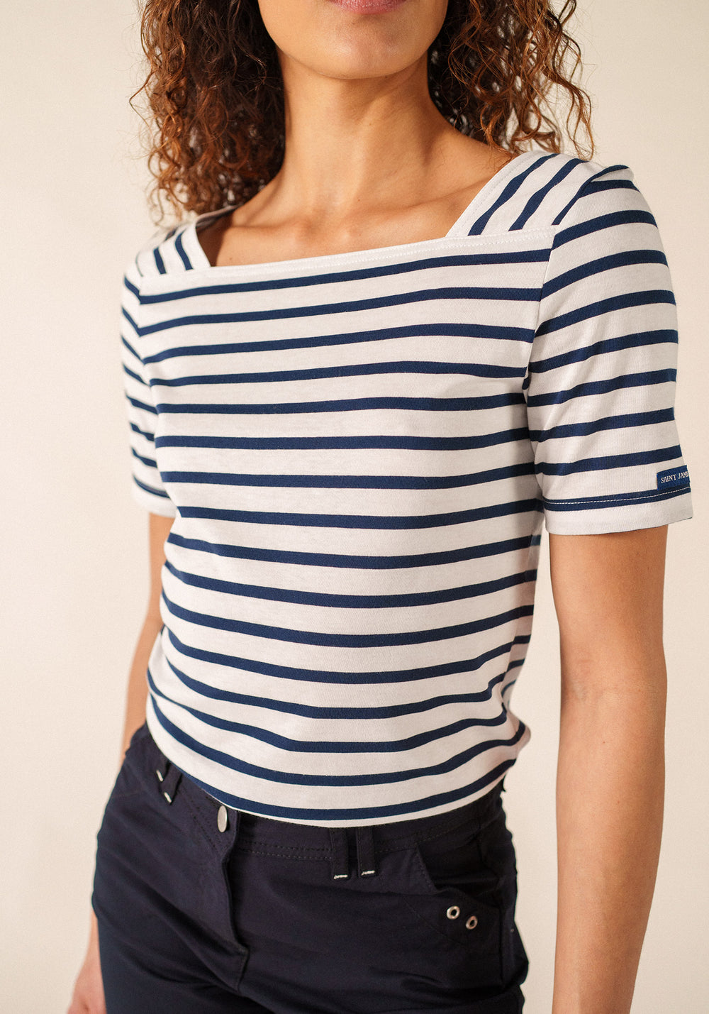 Marinière Pléneuf coton (NEIGE/MARINE)