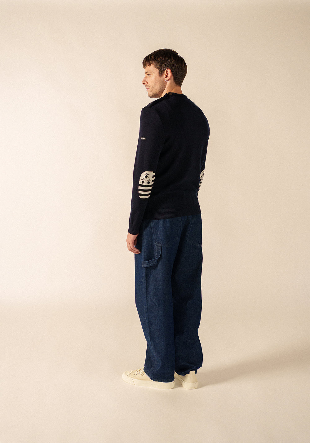 Pull Mondiovision Bretagne (NAVY/MULTICO)